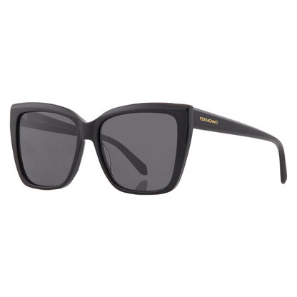Dark Grey Cat Eye Ladies Sunglasses