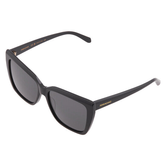 Dark Grey Cat Eye Ladies Sunglasses