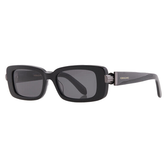 Dark Grey Rectangular Ladies Sunglasses