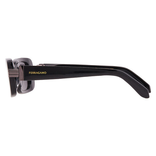 Dark Grey Rectangular Ladies Sunglasses
