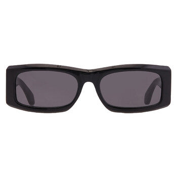 Dark Grey Rectangular Men's Sunglasses