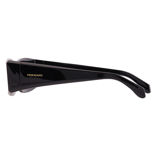 Dark Grey Rectangular Men's Sunglasses