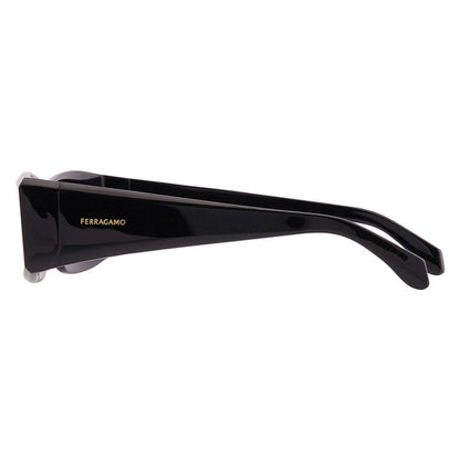 Dark Grey Rectangular Men's Sunglasses