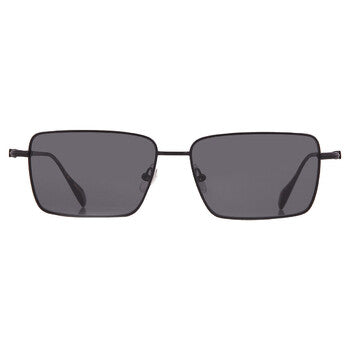 Dark Grey Rectangular Men's Sunglasses