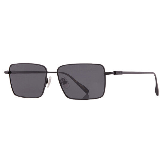 Dark Grey Rectangular Men's Sunglasses