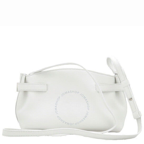 Ferragamo, Desconstructed Hug Soft Crossbody Bag (XS) in White