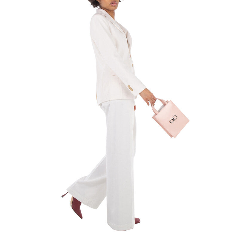 Double Gancini Mini Leather Tote Bag