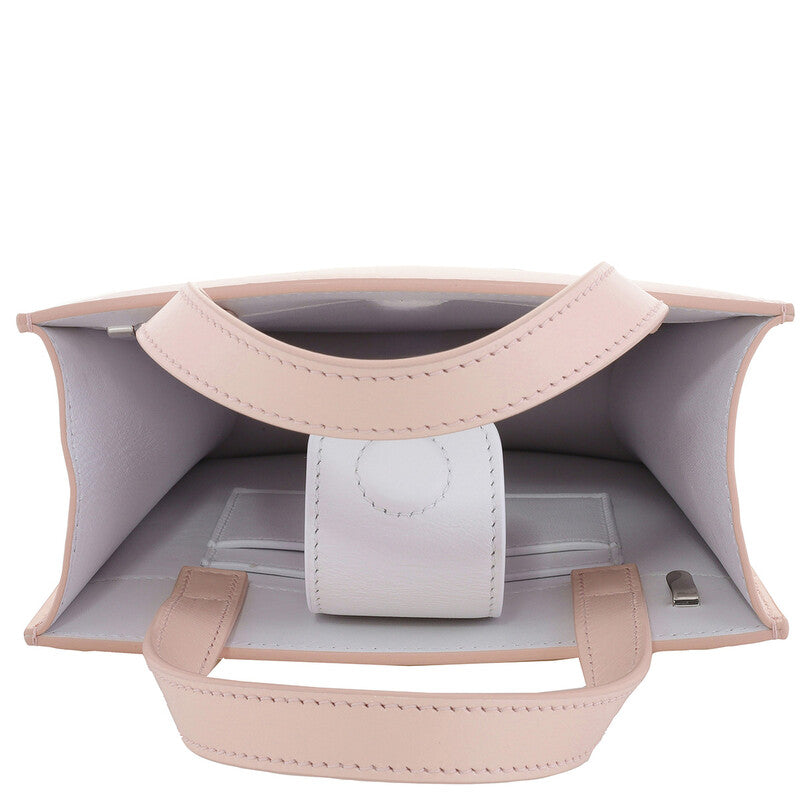 Double Gancini Mini Leather Tote Bag