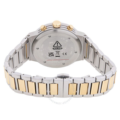 ساعة فيراغامو F-80 كرونوغراف كوارتز بمينا بيضاء للرجال