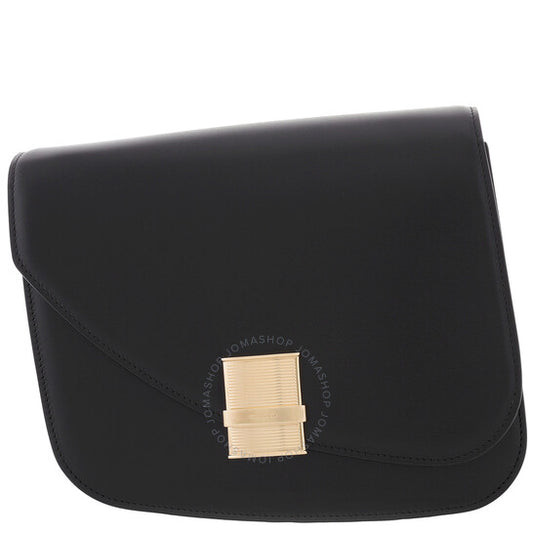 Ferragamo, Fiamma Small Leather Crossbody Bag