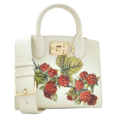 Ferragamo, Floral Print Studio Top Handle Box Bag