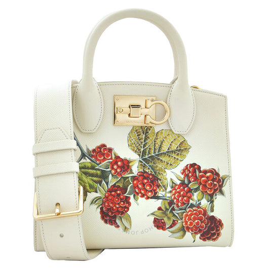 Ferragamo, Floral Print Studio Top Handle Box Bag