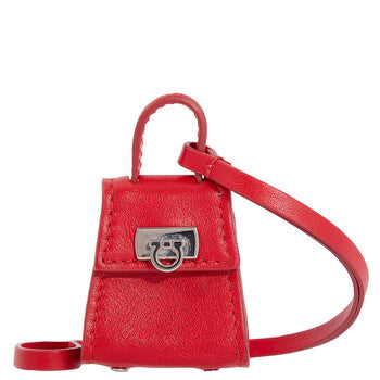Gancini Micro Charm in Red