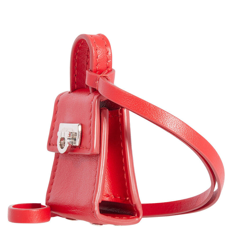 Gancini Micro Charm in Red