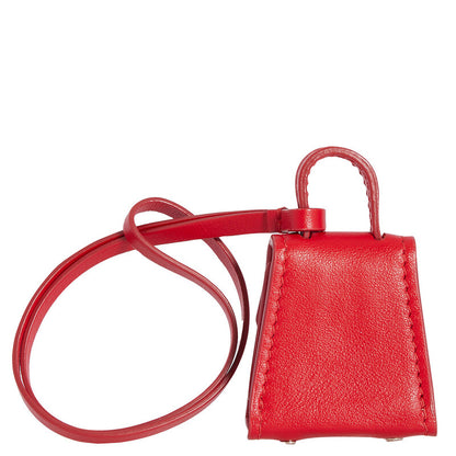 Gancini Micro Charm in Red