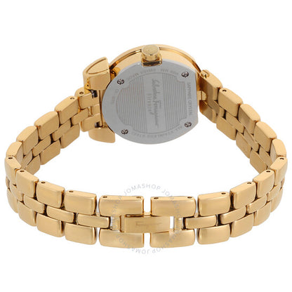 ساعة فيراغامو جانشينو كوارتز نسائية بمينا حمراء