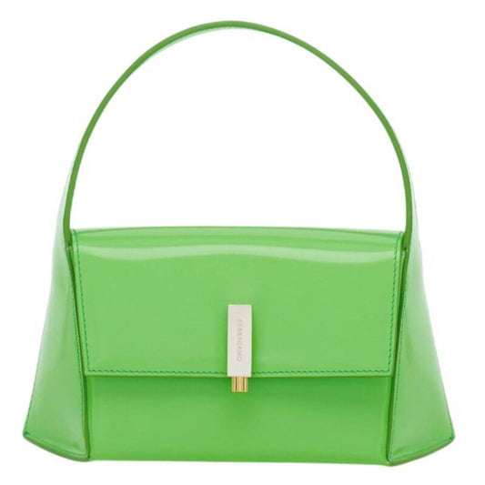 Geometric Leather Mini Bag
