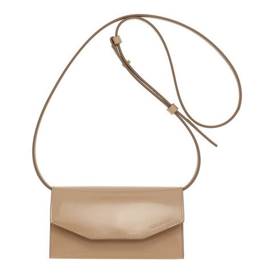 Geometric Leather Mini Clutch