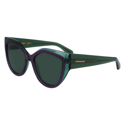 Green Cat Eye Ladies Sunglasses