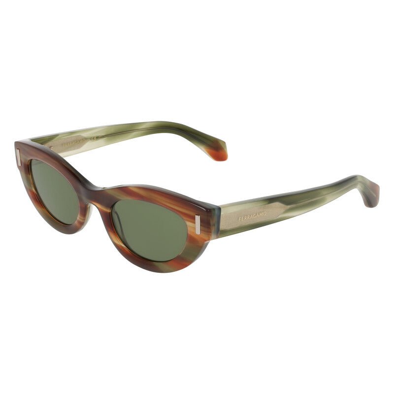 Green Cat Eye Ladies Sunglasses