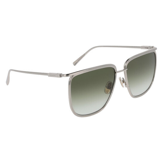 Green Gradient Square Ladies Sunglasses