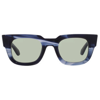 Green Rectangular Men's Sunglasses