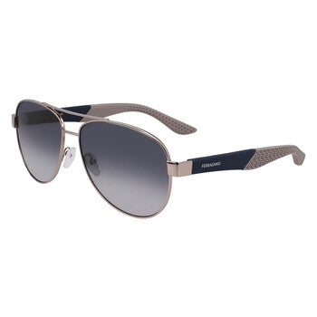 Grey Gradient Pilot Men's Sunglasses