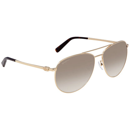 Grey Gradient Pilot Sunglasses