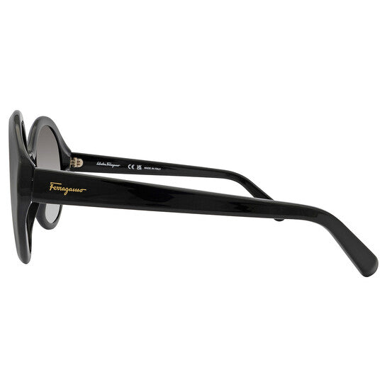 Grey Gradient Round Ladies Sunglasses
