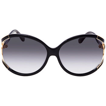 Grey Gradient Round Ladies Sunglasses