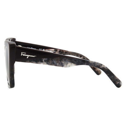 Grey Gradient Square Ladies Sunglasses