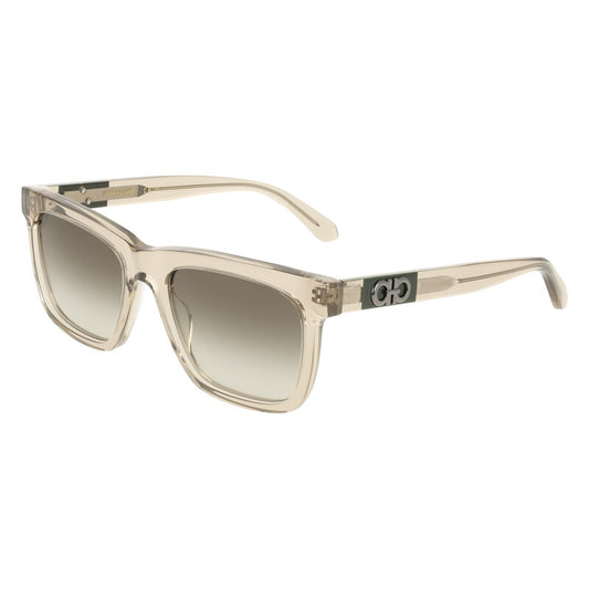 Grey Gradient Square Men's Sunglasses