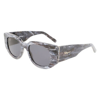 Grey Oval Ladies Sunglasses