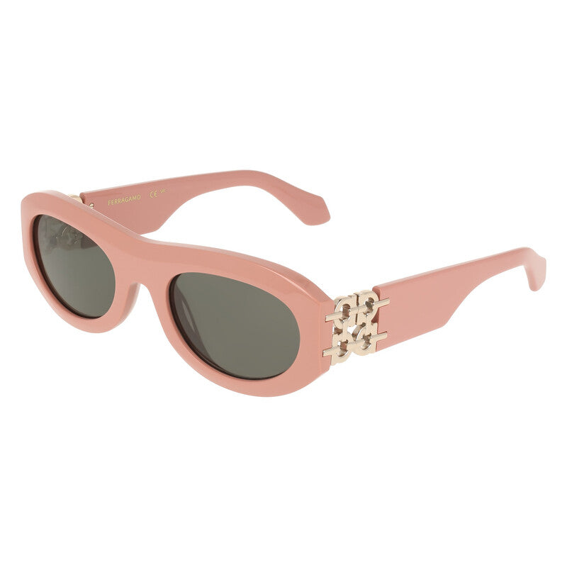 Grey Oval Ladies Sunglasses