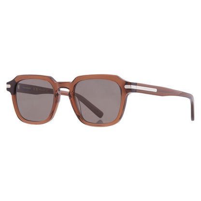 Grey Rectangular Men's Sunglasses