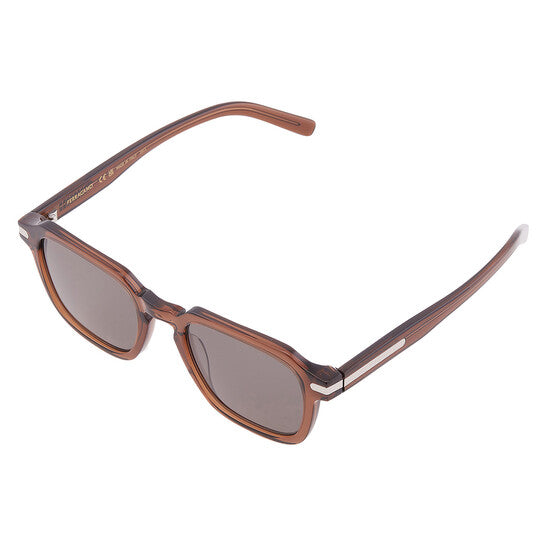 Grey Rectangular Men's Sunglasses
