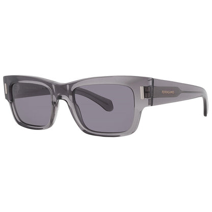 Grey Rectangular Men's Sunglasses