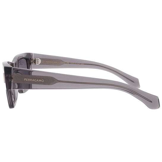 Grey Rectangular Men's Sunglasses