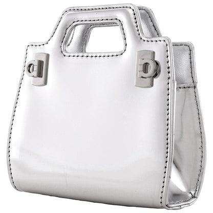 Ladies Grey Wanda Micro Crossbody Bag