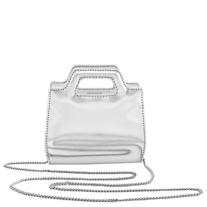 Ladies Grey Wanda Micro Crossbody Bag