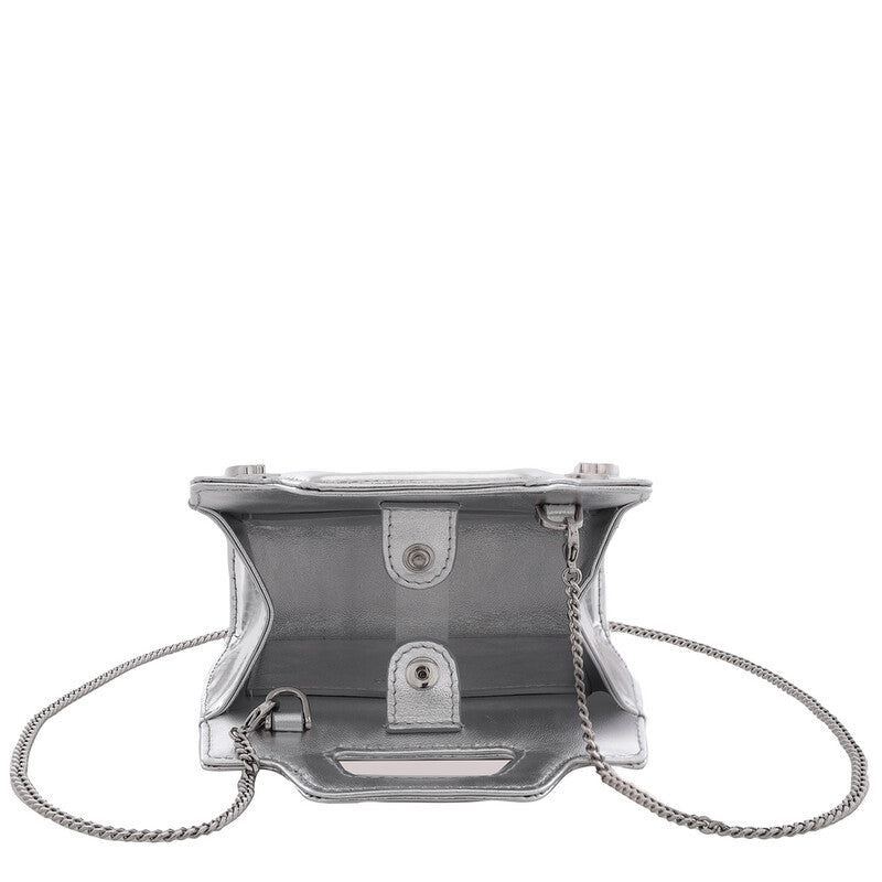 Ladies Grey Wanda Micro Crossbody Bag