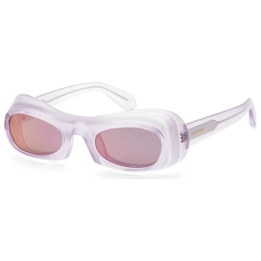 Lilac Flash Irregular Ladies Sunglasses