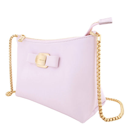Logo-Plaque Mini Leather Shoulder Bag