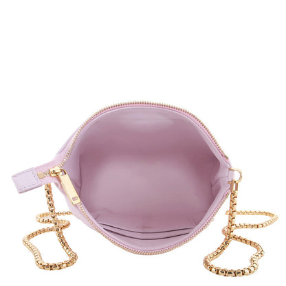 Logo-Plaque Mini Leather Shoulder Bag
