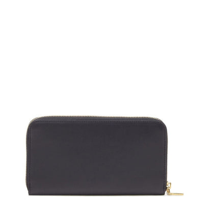 Logo-Stamp Calf Leather Wallet