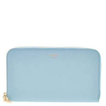 Logo-Stamp Calf Leather Wallet