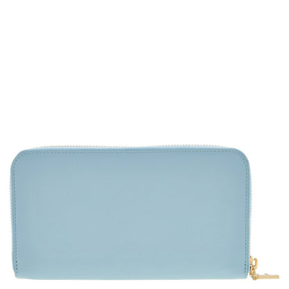 Logo-Stamp Calf Leather Wallet