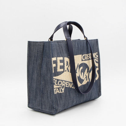 Ferragamo, Medium Tote Bag With Logo