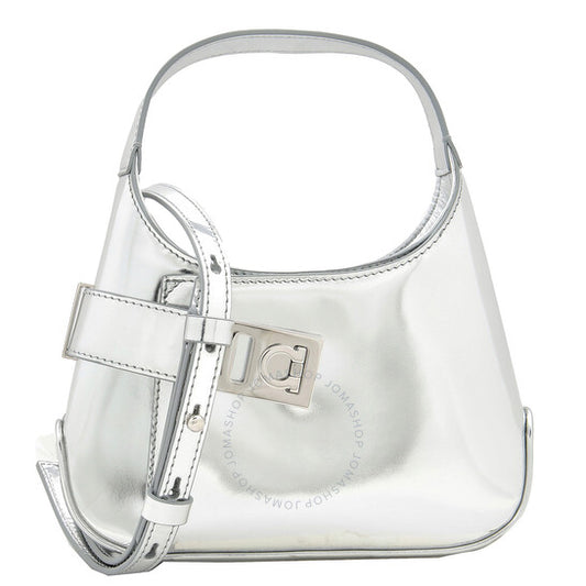 Ferragamo, Mini Metallic Arch Shoulder Bag
