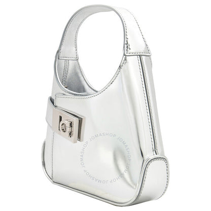 Ferragamo, Mini Metallic Arch Shoulder Bag